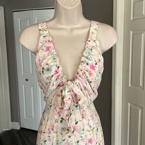 Abercrombie & Fitch Floral Midi Dress